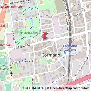 Mappa Via Nazario Sauro, 14, 20032 Cormano, Milano (Lombardia)