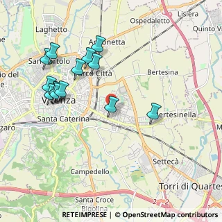 Mappa Via Giantommaso Faccioli, 36100 Vicenza VI, Italia (2.08714)
