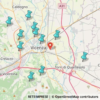 Mappa Via Giantommaso Faccioli, 36100 Vicenza VI, Italia (4.94727)