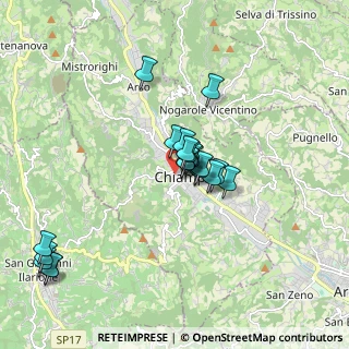 Mappa Via Salgari Emilio, 36072 Chiampo VI, Italia (1.562)