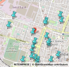 Mappa Via Montebello, 25126 Brescia BS, Italia (0.6335)