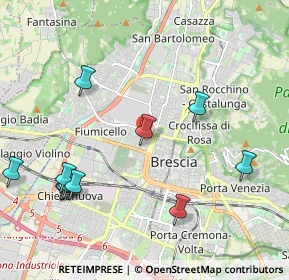 Mappa Via Montebello, 25126 Brescia BS, Italia (2.39)