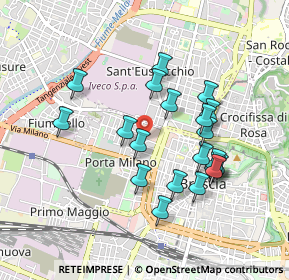 Mappa Via Montebello, 25126 Brescia BS, Italia (0.838)