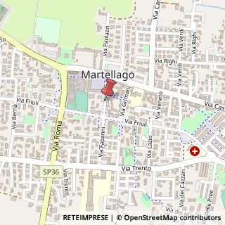 Mappa Via Fapanni, 23, 30030 Martellago, Venezia (Veneto)