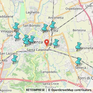 Mappa Viale G. Trissino, 36100 Vicenza VI, Italia (2.26273)