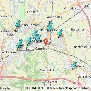 Mappa Viale G. Trissino, 36100 Vicenza VI, Italia (2.02636)