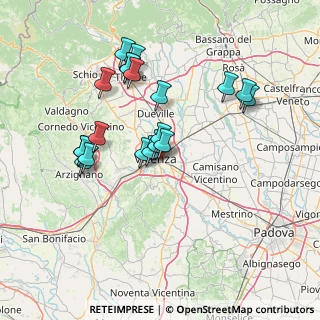 Mappa V.le G. Trissino, 36100 Vicenza VI, Italia (13.7335)