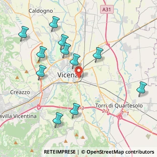 Mappa Viale G. Trissino, 36100 Vicenza VI, Italia (4.52364)