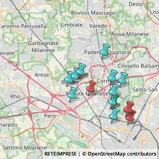 Mappa Via Silvio Pellico, 20021 Bollate MI, Italia (3.854)