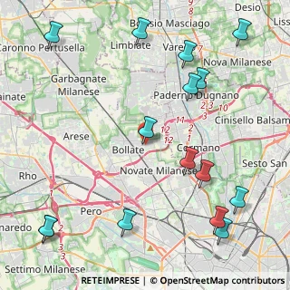 Mappa Via Silvio Pellico, 20021 Bollate MI, Italia (5.648)