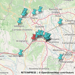 Mappa Via Mercato Nuovo, 36100 Vicenza VI, Italia (14.49167)