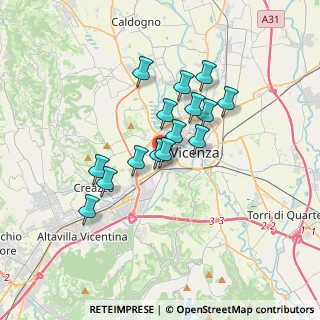 Mappa Via Mercato Nuovo, 36100 Vicenza VI, Italia (2.70933)