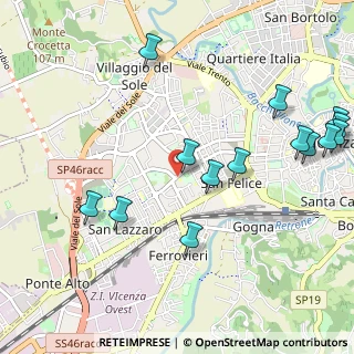 Mappa Via Mercato Nuovo, 36100 Vicenza VI, Italia (1.25643)