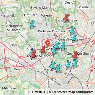 Mappa Via Mazzini Giuseppe, 20032 Cormano MI, Italia (3.99667)