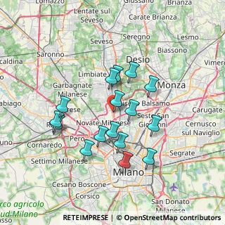 Mappa Via Mazzini Giuseppe, 20032 Cormano MI, Italia (6.29375)