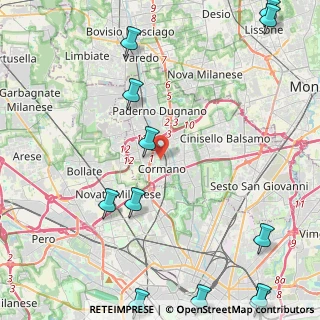 Mappa Via Galileo Galilei, 20032 Cormano MI, Italia (6.84692)
