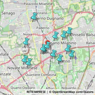 Mappa Via Galileo Galilei, 20032 Cormano MI, Italia (1.65429)