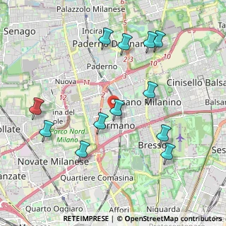 Mappa Via Galileo Galilei, 20032 Cormano MI, Italia (2.1525)