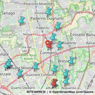 Mappa Via Galileo Galilei, 20032 Cormano MI, Italia (2.81059)