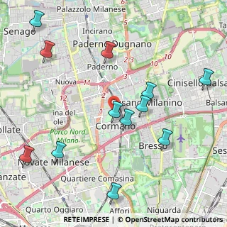 Mappa Via Galileo Galilei, 20032 Cormano MI, Italia (2.4125)