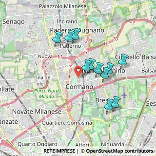 Mappa Via Galileo Galilei, 20032 Cormano MI, Italia (1.66636)