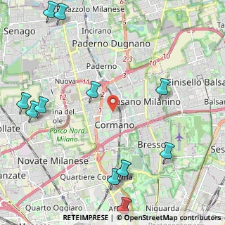 Mappa Via Galileo Galilei, 20032 Cormano MI, Italia (2.96917)