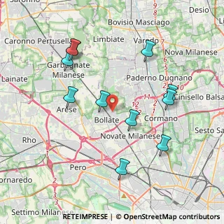 Mappa 20021 Bollate MI, Italia (4.03455)