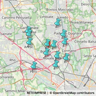 Mappa 20021 Bollate MI, Italia (3.09692)