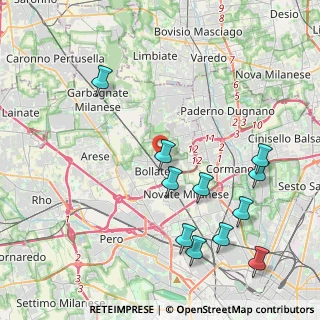 Mappa 20021 Bollate MI, Italia (4.70909)