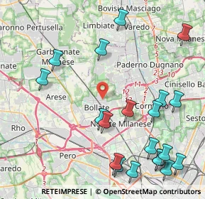 Mappa 20021 Bollate MI, Italia (5.283)