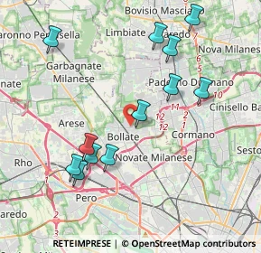Mappa 20021 Bollate MI, Italia (4.105)