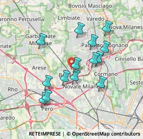 Mappa 20021 Bollate MI, Italia (3.27643)