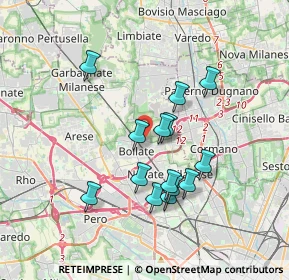 Mappa 20021 Bollate MI, Italia (3.12214)