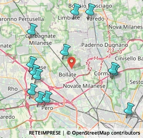 Mappa 20021 Bollate MI, Italia (4.94923)