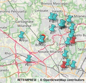 Mappa 20021 Bollate MI, Italia (4.3205)