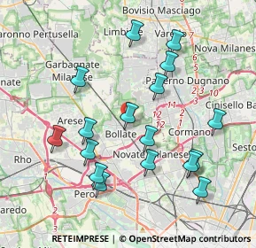 Mappa 20021 Bollate MI, Italia (3.93294)