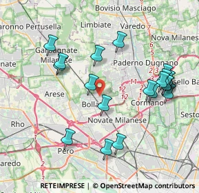Mappa 20021 Bollate MI, Italia (4.118)