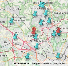 Mappa 20021 Bollate MI, Italia (4.45625)