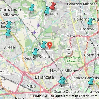 Mappa 20021 Bollate MI, Italia (3.04583)