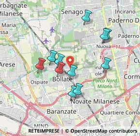 Mappa 20021 Bollate MI, Italia (1.59727)