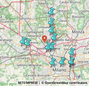 Mappa 20021 Bollate MI, Italia (7.41)
