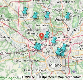 Mappa 20021 Bollate MI, Italia (7.49333)