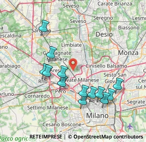 Mappa 20021 Bollate MI, Italia (7.57846)