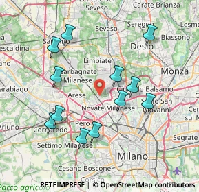 Mappa 20021 Bollate MI, Italia (7.555)