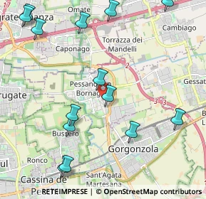 Mappa SP 31, 20060 Pessano con Bornago MI (2.63571)