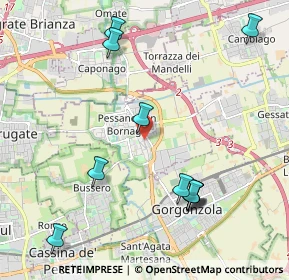 Mappa SP 31, 20060 Pessano con Bornago MI (2.33)