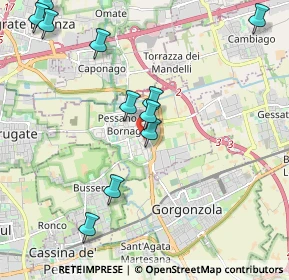 Mappa SP 31, 20060 Pessano con Bornago MI (2.33909)