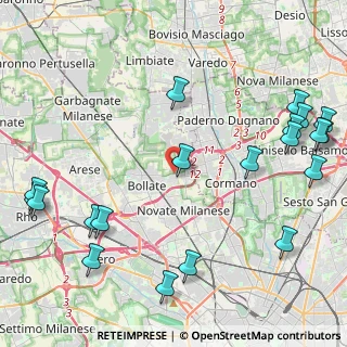 Mappa Via Monfalcone, 20021 Bollate MI, Italia (5.858)