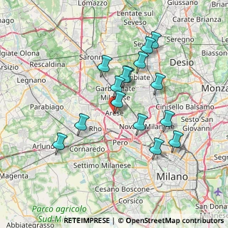 Mappa Via Sant'Anna, 20044 Arese MI, Italia (6.598)