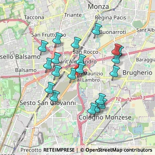 Mappa Via Friuli, 20099 Sesto San Giovanni MI, Italia (1.7705)